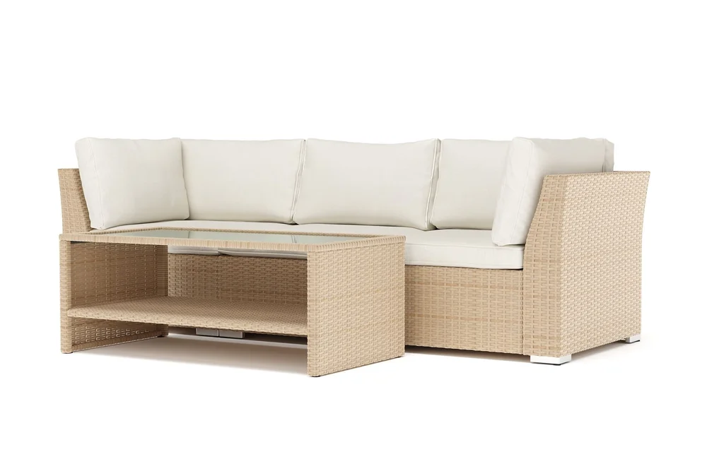 Wisconsin utendørs rett 3-seters sofa v:5116993