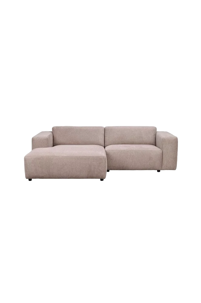 Sofa Willard, 3-seter med sjeselong til venstre – Beige m v:3288964