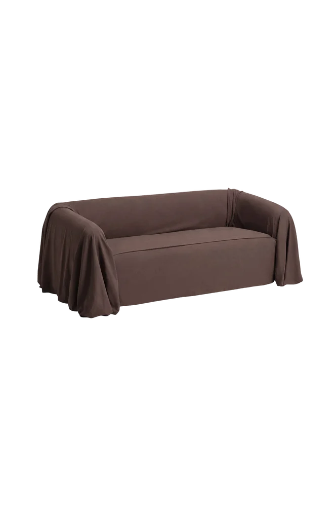 Tora tekstiltrekk til 3-seters sofa - Brun - Tekstiler | m v:8033908