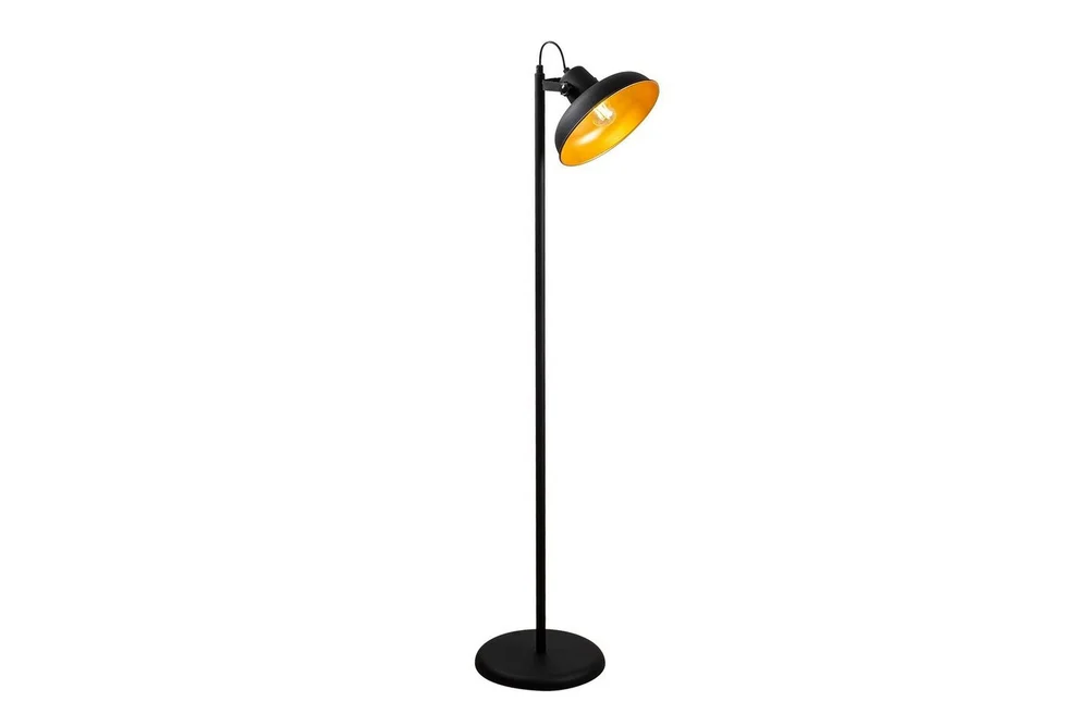 Gulvlampe Zinra svart / Gull v:1006716 Gulvlampe Zinra svart / Gull v:1006716