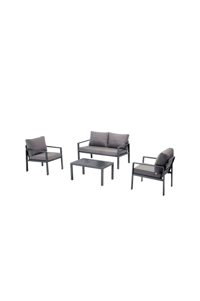 Loungesett Siena – Grå – Utemøbler & hage | m v:7145468 Loungesett Siena – Grå – Utemøbler & hage | m v:7145468