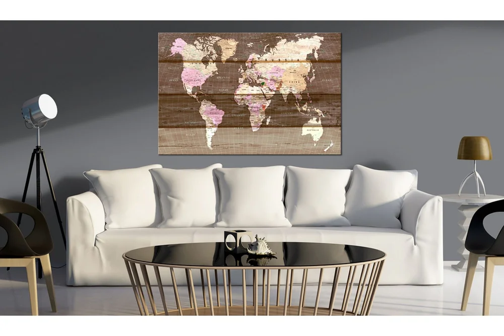Tavle The Wooden World 120X80 v:9951531