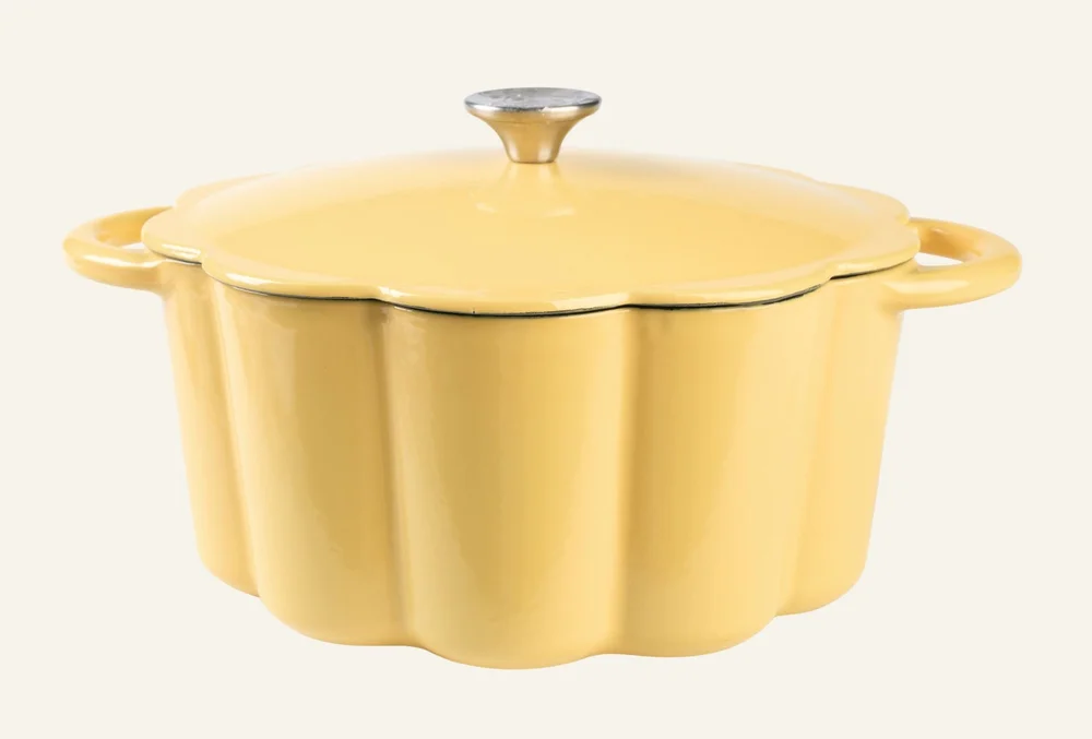 Støpejernsgryte rund gul - 4300ml v:1275264