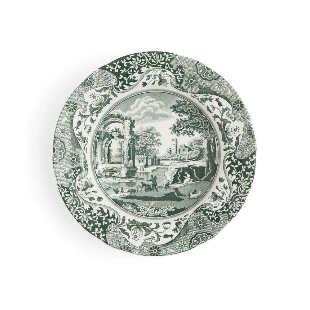 Heritage Green Italian dyp tallerken v:6451649
