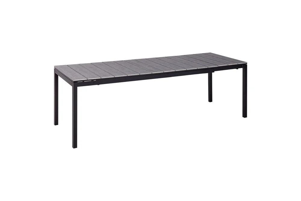 Trädgårdsbord Beliani Tofane Grå/svart Grey||Black v:1590030