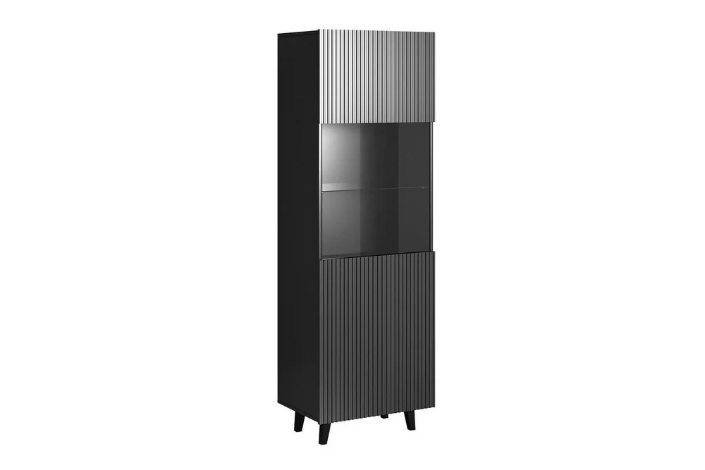 Strontian Vitrinskåp 183 cm Scandinavian Choice Anthracite/Black v:5214639