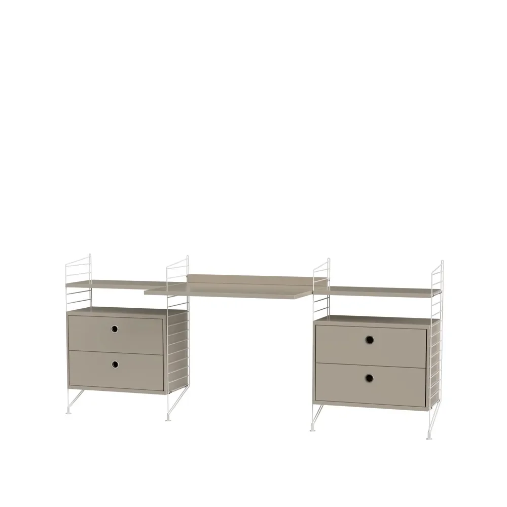 String kontor beige & hvit - Kombinasjon C" v:3964142