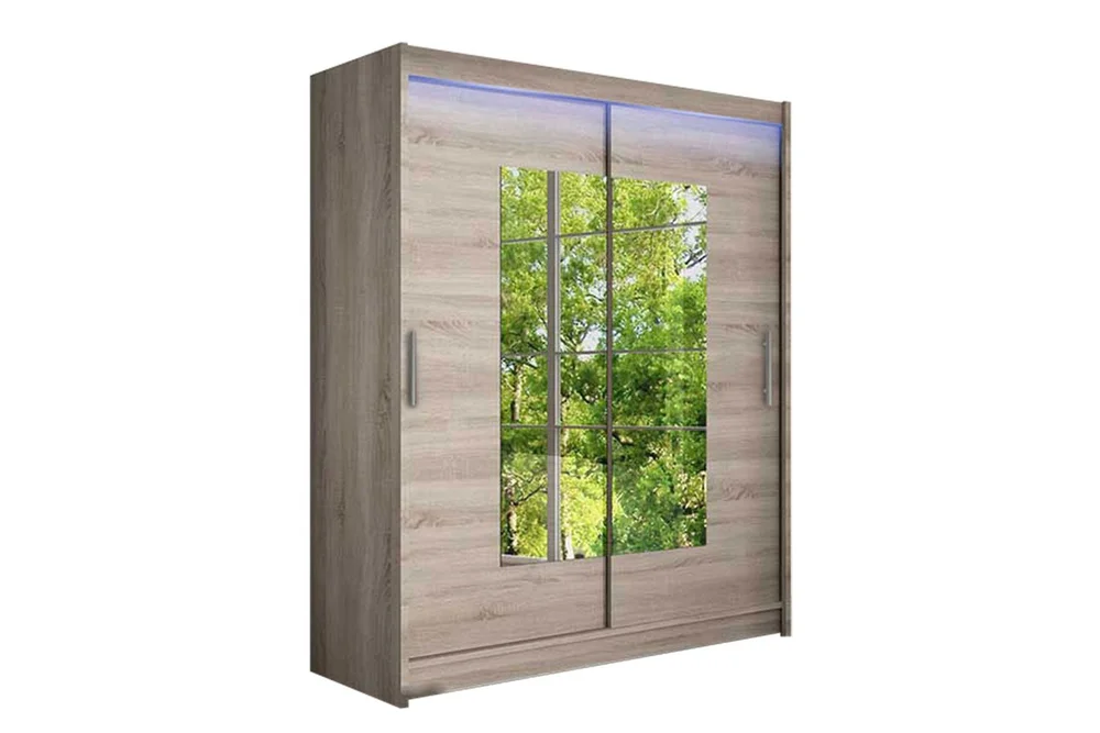 Leila Garderobe med Speil 150×200 cm v:9976320