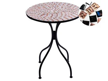 Bistrobord CARPINO 60 cm 60 cm Svart v:1581716