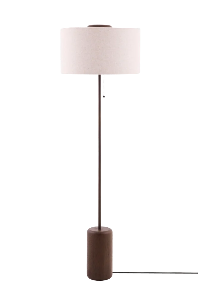 Gulvlampe Bosco Brunbeiset eik – Brun – Belysning | m v:5211735 Gulvlampe Bosco Brunbeiset eik – Brun – Belysning | m v:5211735