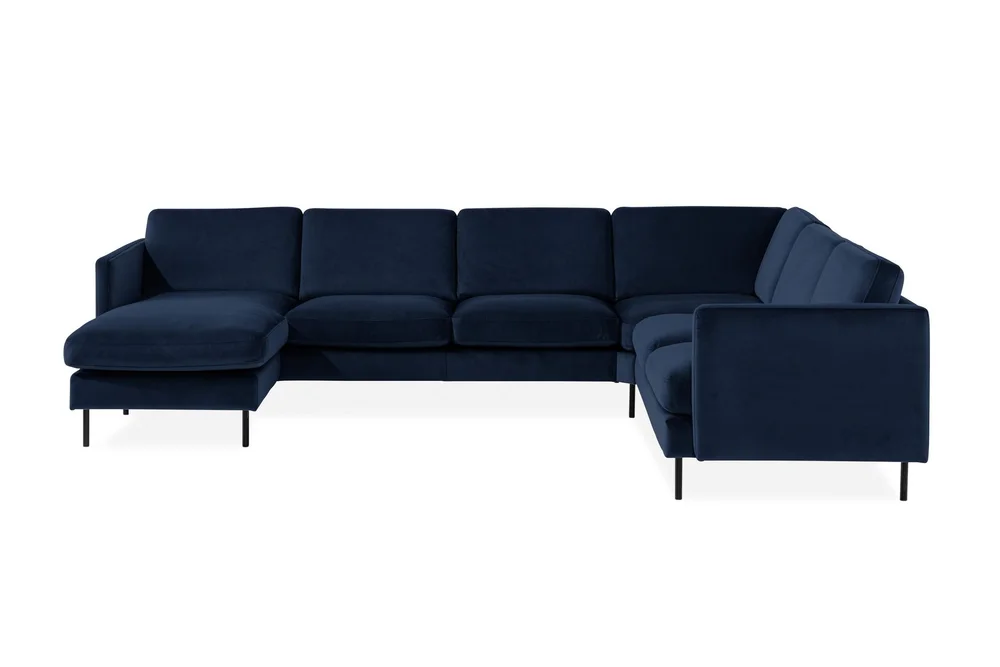 Teodin Hjørnesofa med Divan Venstre Fløyel v:7978625