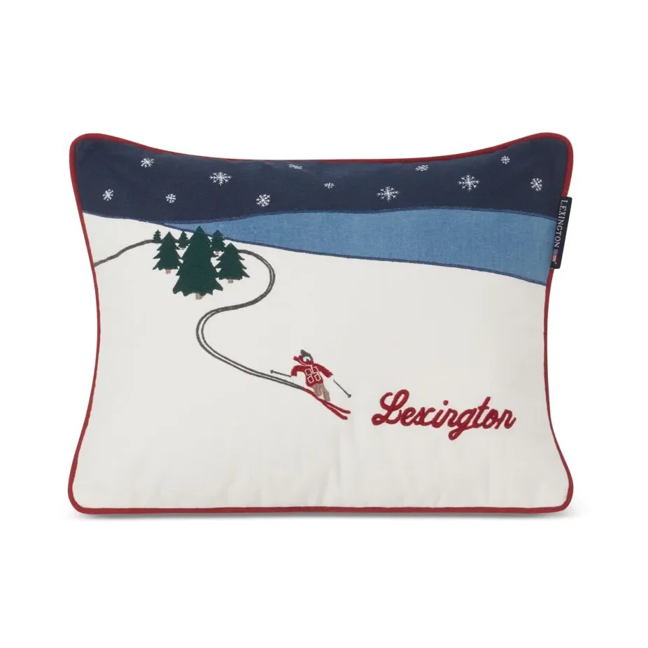 Skier Organic Cotton Twill pute 30 x 40 cm v:6572403