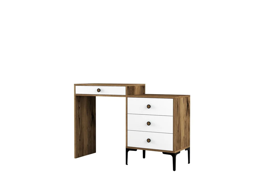 Ameias Sminkebord 124×84,7 cm Brun/Hvit v:7218009 Ameias Sminkebord 124×84,7 cm Brun/Hvit v:7218009