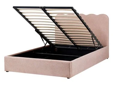 Seng med oppbevaring NANTERRE Pastellrosa 140 x 200 cm v:4326096 Seng med oppbevaring NANTERRE Pastellrosa 140 x 200 cm v:4326096