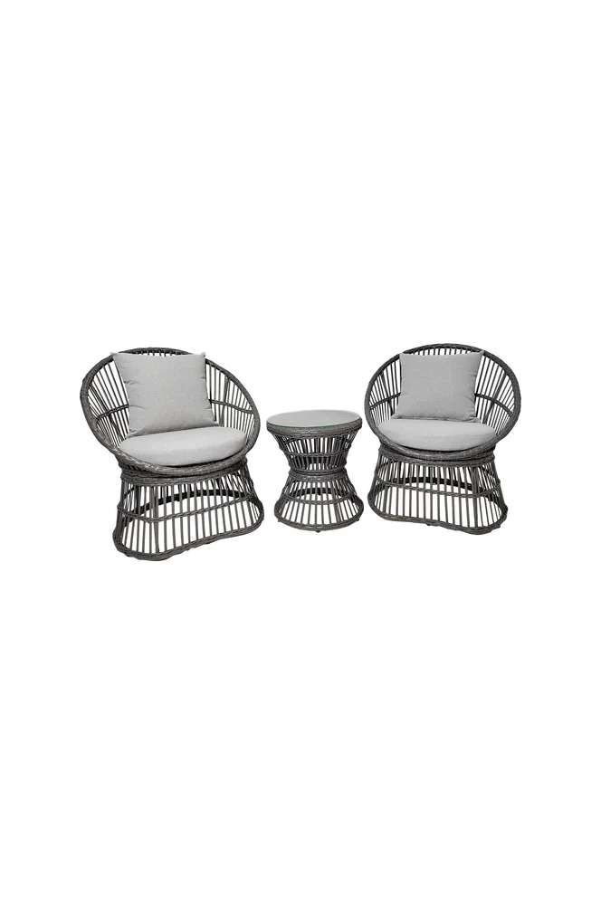 Loungesett Natal – Grå – Utemøbler & hage | m v:4139529 Loungesett Natal – Grå – Utemøbler & hage | m v:4139529