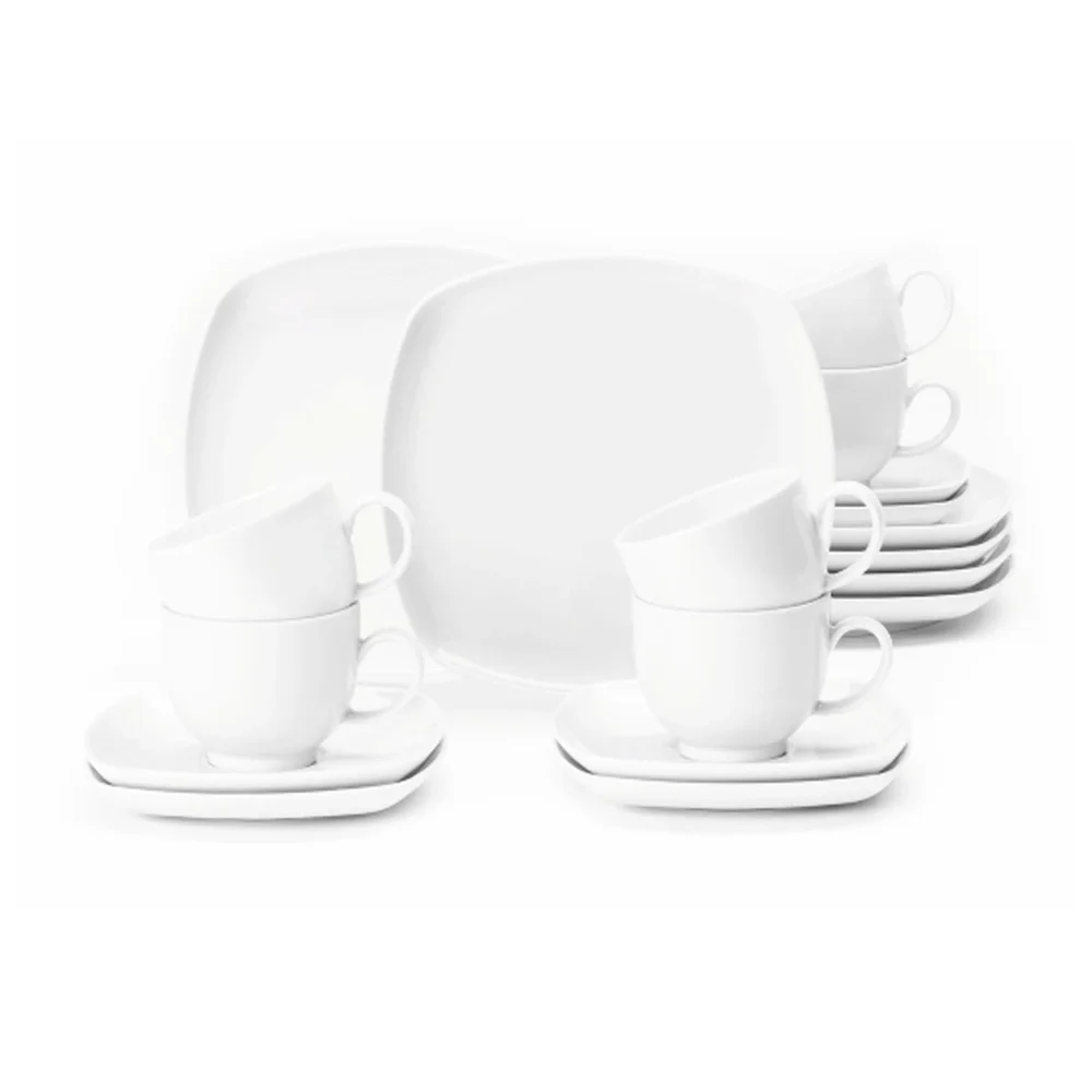 Lido kaffeservise kvadratisk 18 deler v:1857807 Lido kaffeservise kvadratisk 18 deler v:1857807