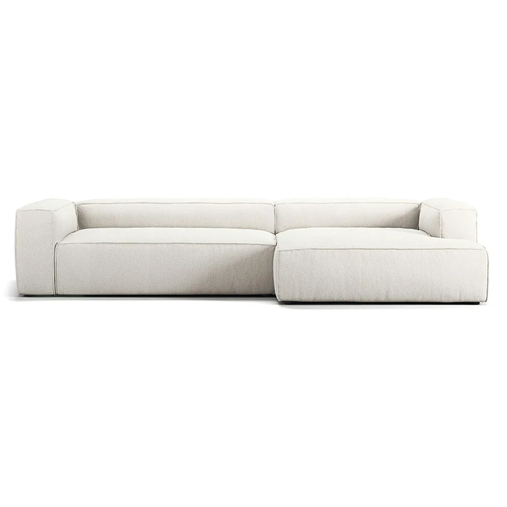 Grand 4-Seter Sofa sjeselong Høyre, Steam White v:7196536
