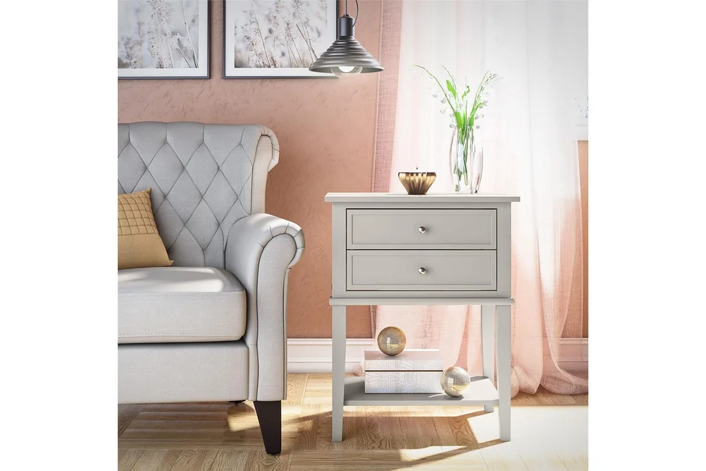 Franklin Sidebord 56x39 cm Beige v:5530950