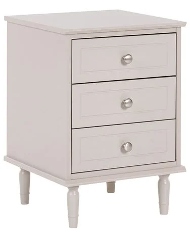Nattbord med 3 skuffer OBERON Beige v:1972558 Nattbord med 3 skuffer OBERON Beige v:1972558
