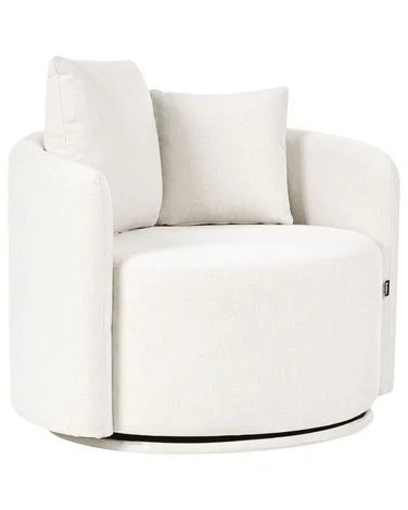 Svingbar lenestol ENNORA Off white v:5217957