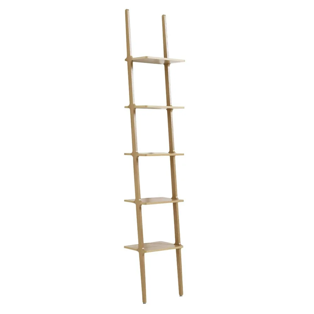 Libri Hylle 227 cm, Lakkert Eik v:6366137