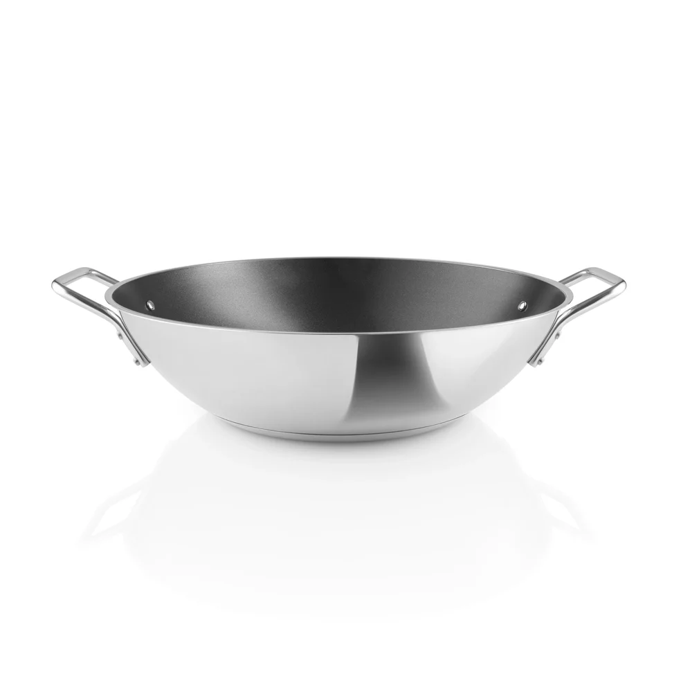Eva Trio Stainless Steel Slip-Let keramisk wokpanne v:938113 Eva Trio Stainless Steel Slip-Let keramisk wokpanne v:938113