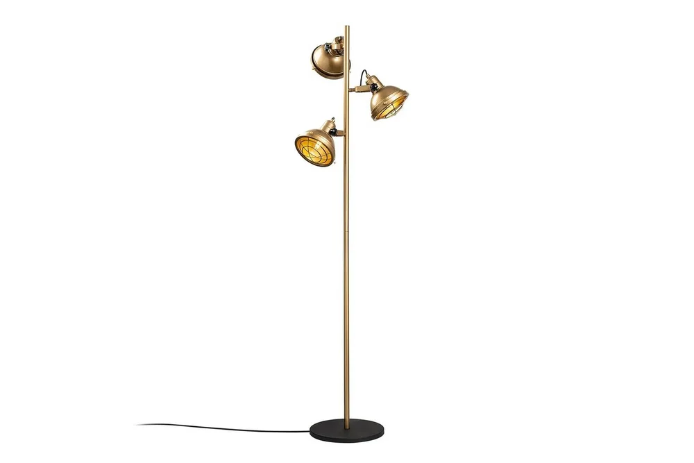 Vegg lampe Vellor Gull v:4089448