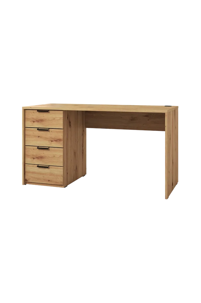 Skrivebord Barold 140 - Brun m v:9801681