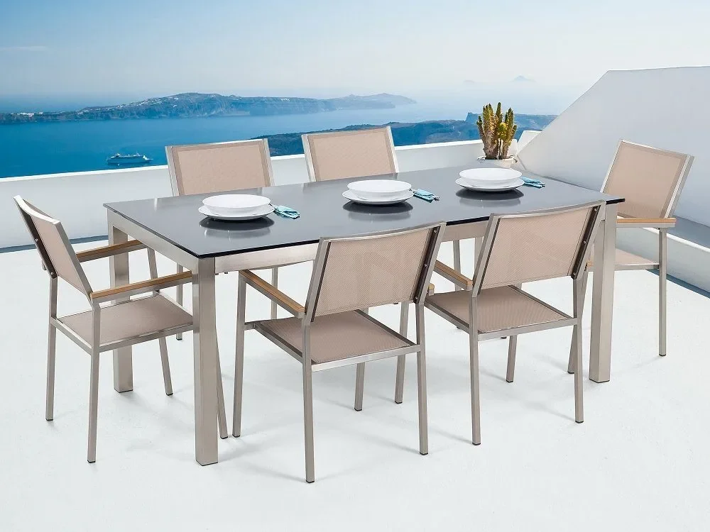 Grosseto Hagegruppe Med Bord + 6 Stoler v:6020490 Grosseto Hagegruppe Med Bord + 6 Stoler v:6020490