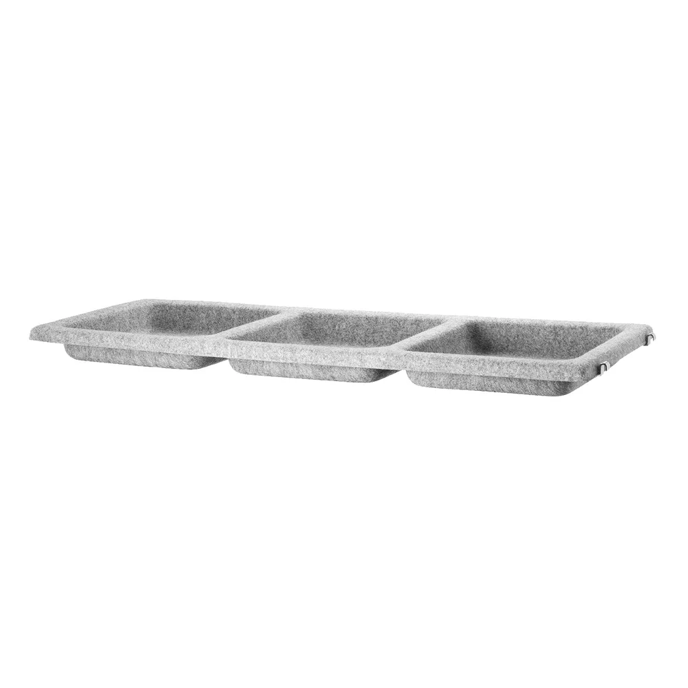 String Skålhylle Filt 30×78 cm, Lysegrå v:9899635 String Skålhylle Filt 30×78 cm, Lysegrå v:9899635