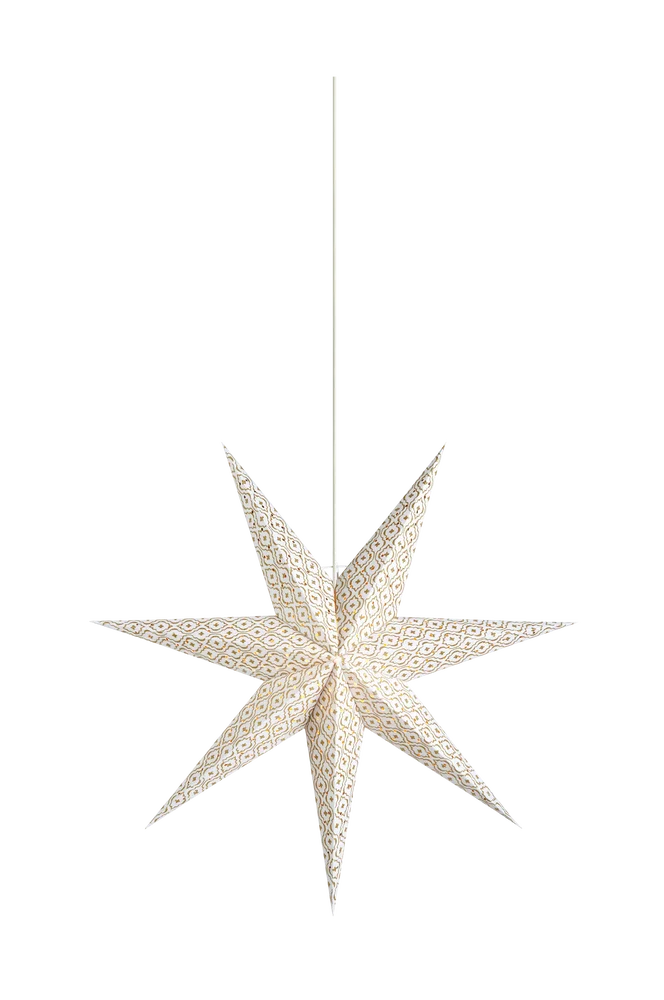 BAROQUE hengende stjerne 45 cm – Hvit – Belysning | m v:7520049 BAROQUE hengende stjerne 45 cm – Hvit – Belysning | m v:7520049