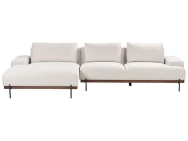 Hjørnesofa 4-seters MARIFERD Lys beige Høyrevendt v:9911678 Hjørnesofa 4-seters MARIFERD Lys beige Høyrevendt v:9911678