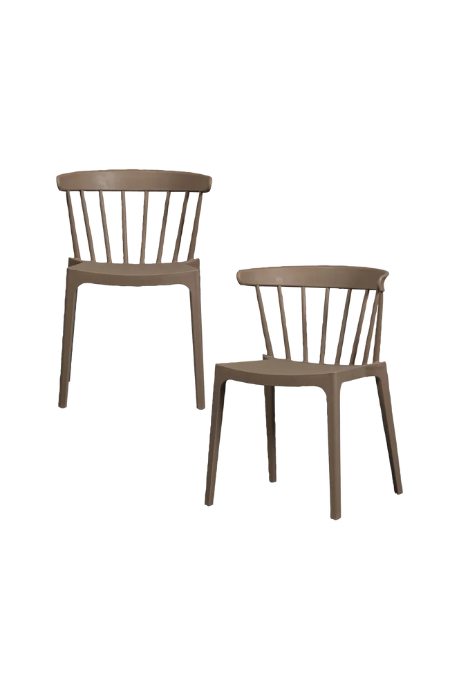 Spisestol Bliss, 2-pk – Brun – Utemøbler & hage | m v:217677