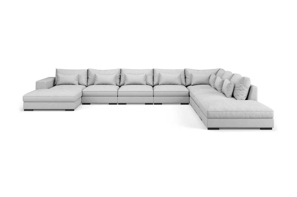 Dubai U-modulsofa Large med divan venstre ekstra dyp v:7789883