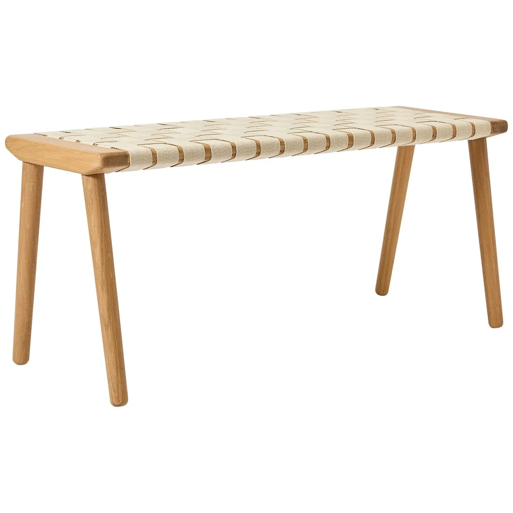 Seat Benk, Hvitpigmentert Eik v:7907026 Seat Benk, Hvitpigmentert Eik v:7907026