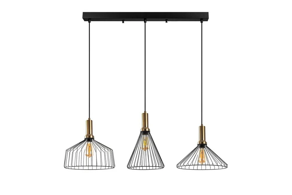 Taklampe Avenor svart / Antikk v:5427360