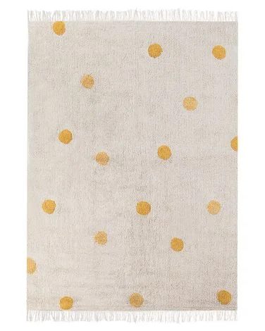 Barneteppe DARDERE Gul 140 x 200 cm Bomull v:4151681 Barneteppe DARDERE Gul 140 x 200 cm Bomull v:4151681