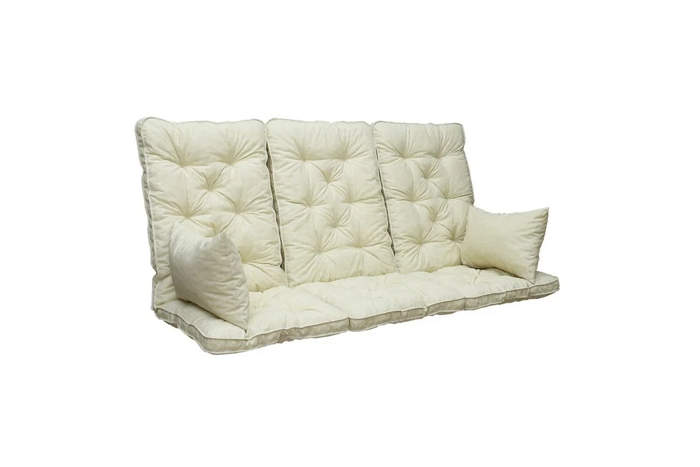 Sofapute med ryggstøtte Maxi Høy Rygg med Sideputer Beige v:6024047 Sofapute med ryggstøtte Maxi Høy Rygg med Sideputer Beige v:6024047