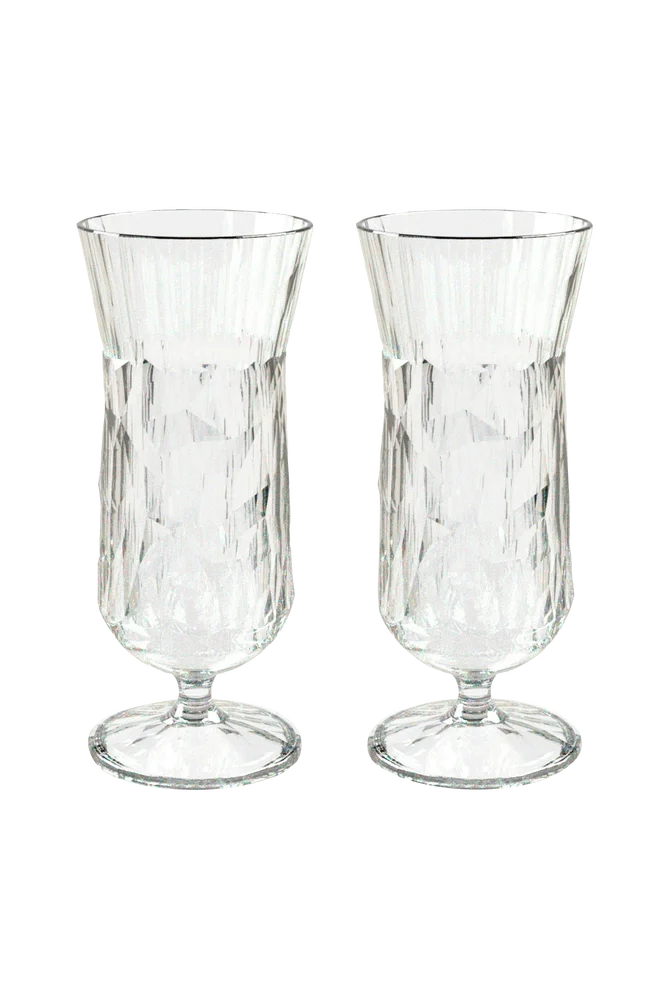 Drinkglass Club No. 17 Plast 400 ml 2-pk - Transparent - Kjøkken & husholdning | m v:9698897