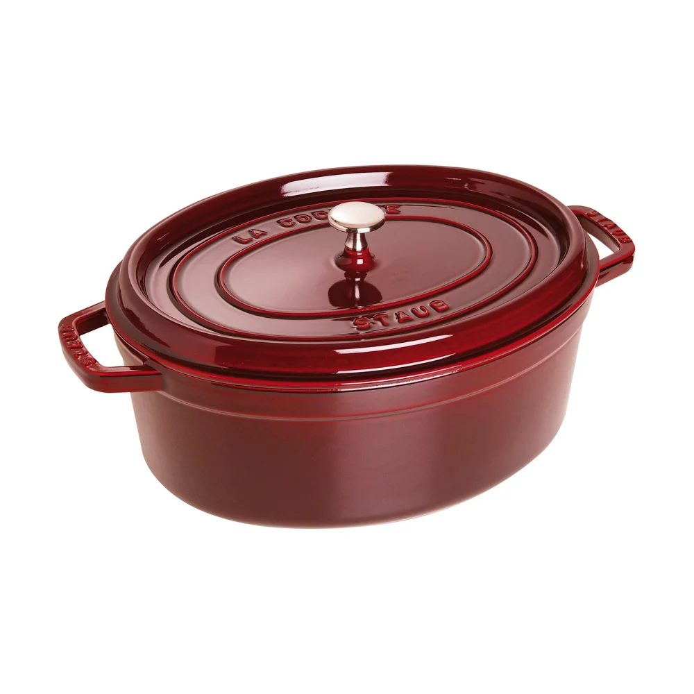 Staub La Cocotte oval gryte støpejern 5 v:8005985