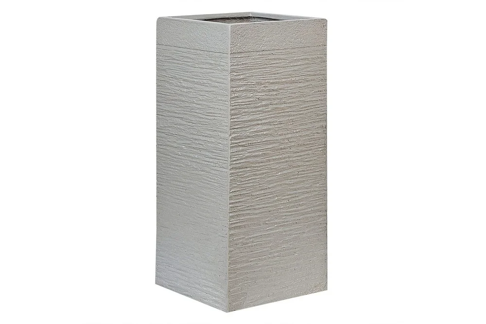 Trädgårdskruka Beliani Dion Grå, 33x33x70 cm Grey v:6269634 Trädgårdskruka Beliani Dion Grå, 33x33x70 cm Grey v:6269634