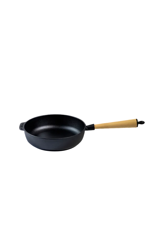 Traktørpanne i støpejern diameter 28 cm - Svart - Kjøkken & husholdning | m v:3496523
