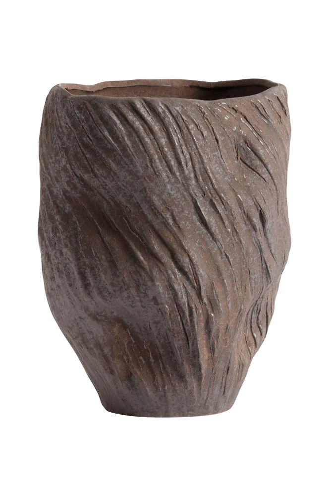 Vase Mud - Brun - Dekor | m v:5857520