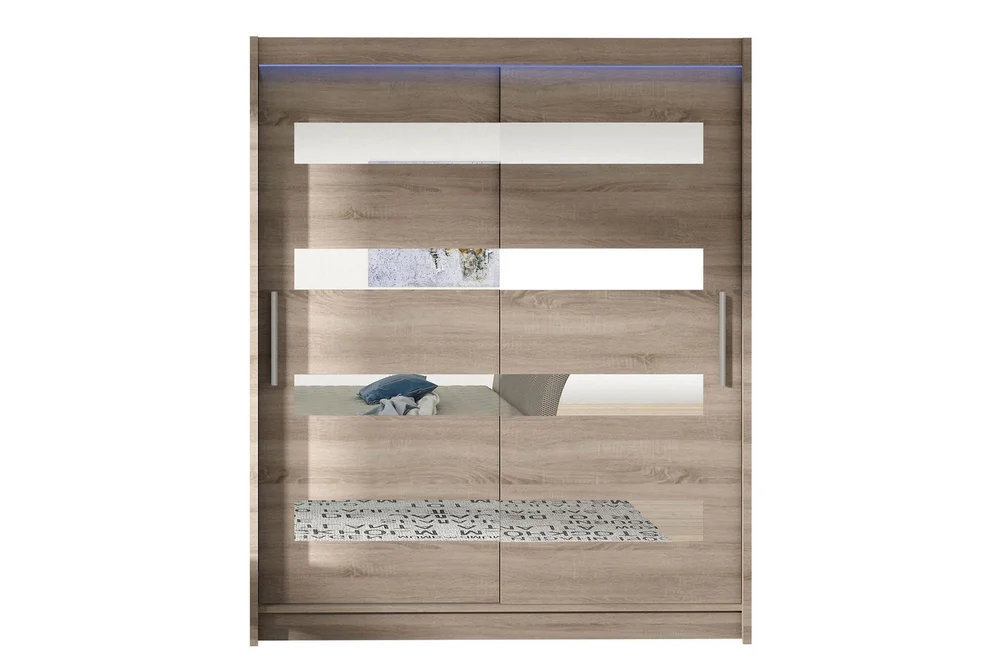 Leila Garderobe med Speil 150×200 cm v:1442202