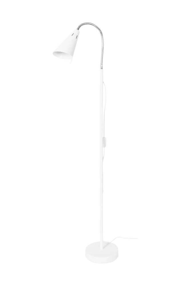 Gulvlampe BEST, 140 cm – Hvit – Belysning | m v:6106986 Gulvlampe BEST, 140 cm – Hvit – Belysning | m v:6106986