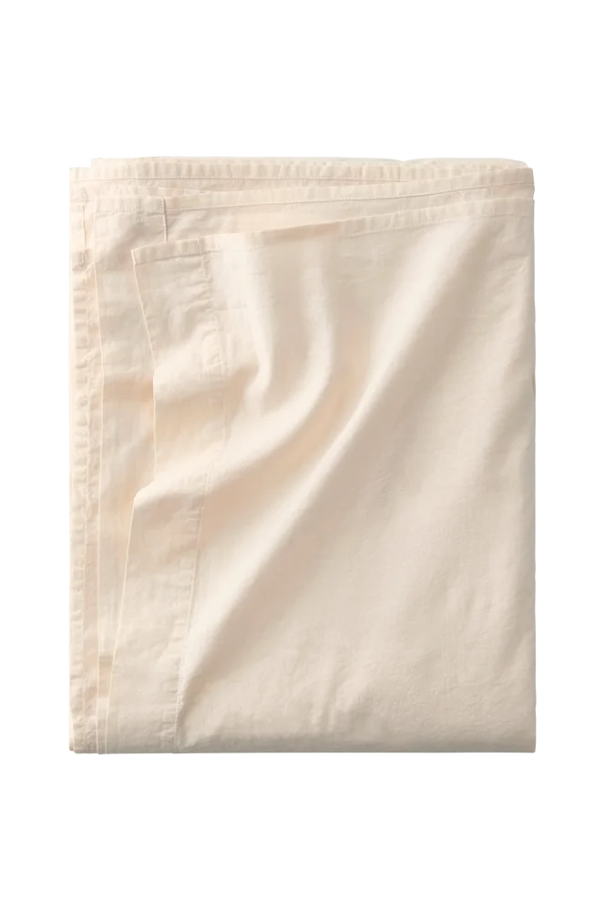 Laken Milly i vasket bomull - Beige - Tekstiler | m v:1028428