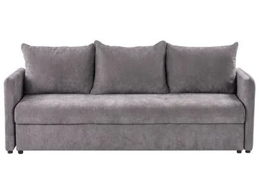 Sovesofa 3-seter HOLSEN Med oppbevaring Chenille Gråbrun v:5986863