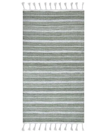 Teppe BADEMLI Mørkegrønn 80 x 150 cm v:7568147