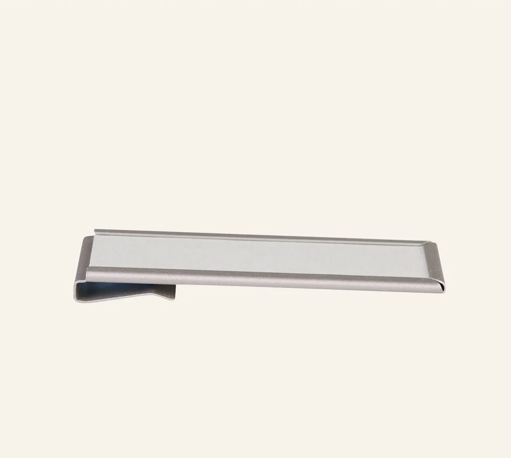 Etikettholder horisontal stål – 14 cm v:4162283