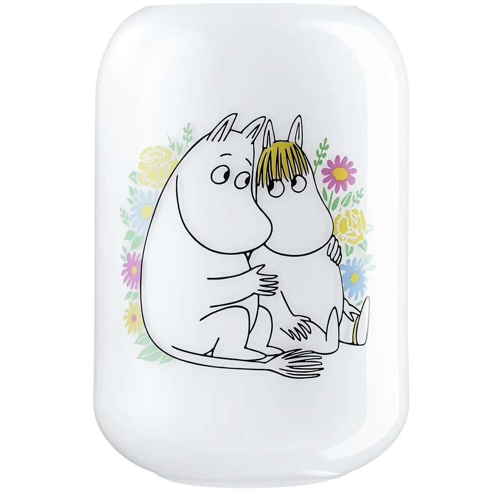 Moomin Flowers Vase 19 cm, Hvit v:2819058